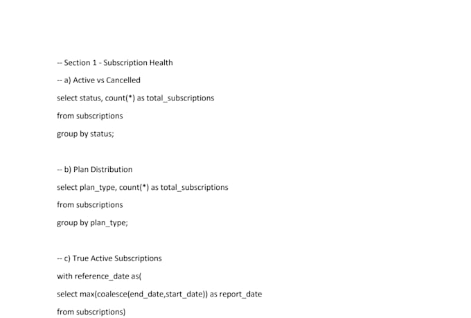 analyze your data and deliver insights using sql